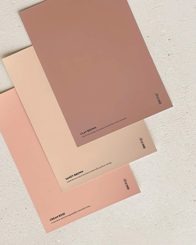 Peel & Stick sample Francq Colors (Soft Peach)